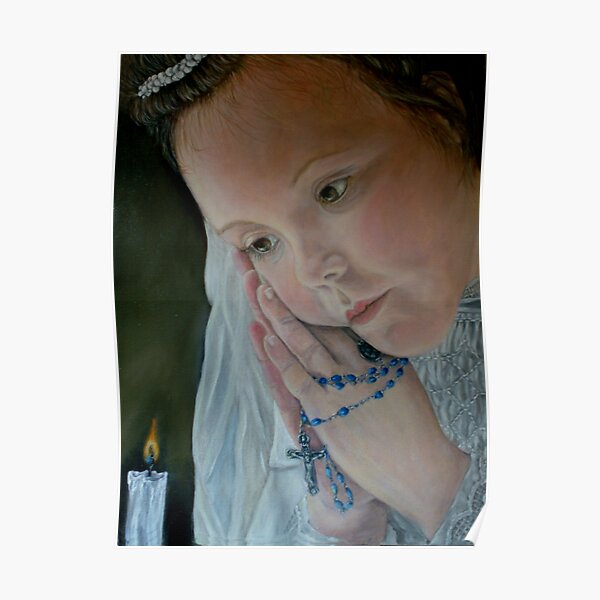 'Prayer' - Oil Painting Poster