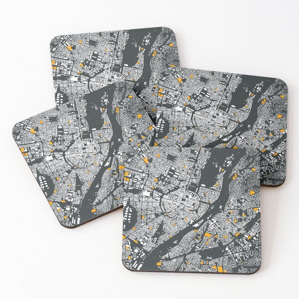 Item preview, Map of Munich, Germany with its schools in color designed and sold by jean-nicolas.