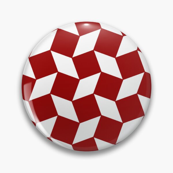 Item preview, 3D Deceptive Squares (Burgundy) designed and sold by Summer-Winter.