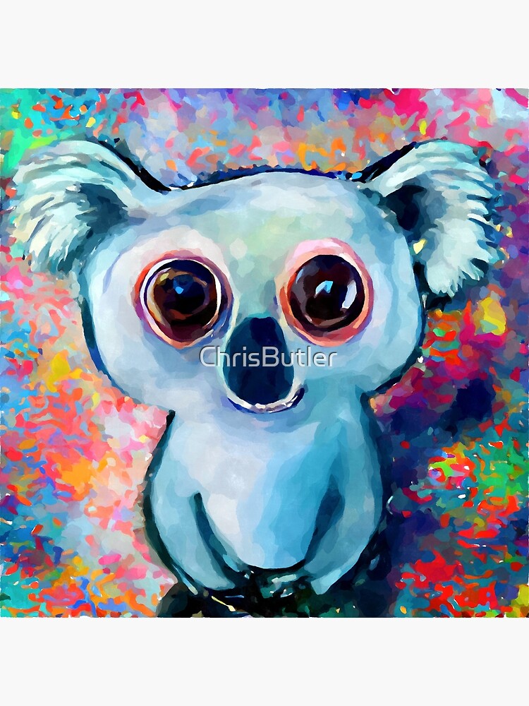 Colorful Koala by Chris Butler