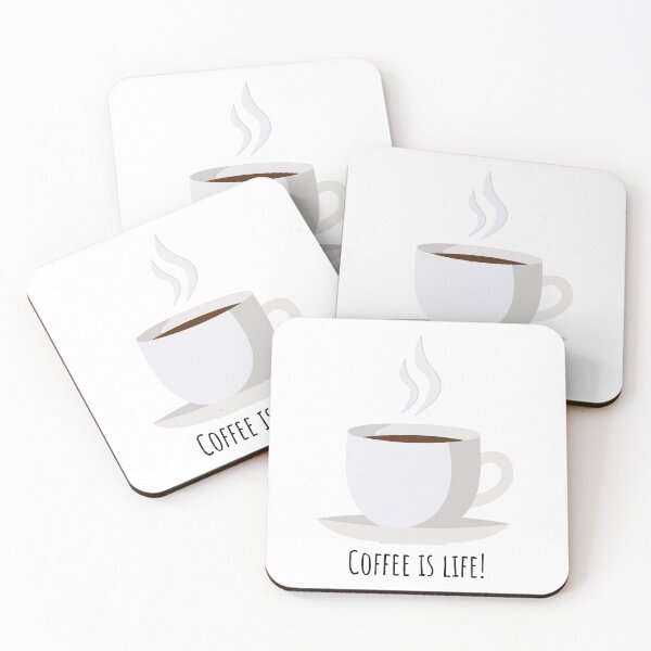 Item preview, Coffee is life! designed and sold by NiftyTees.