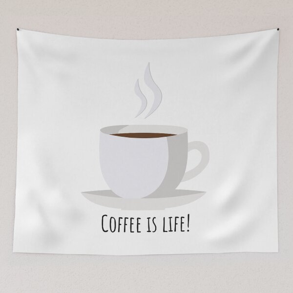 Item preview, Coffee is life! designed and sold by NiftyTees.