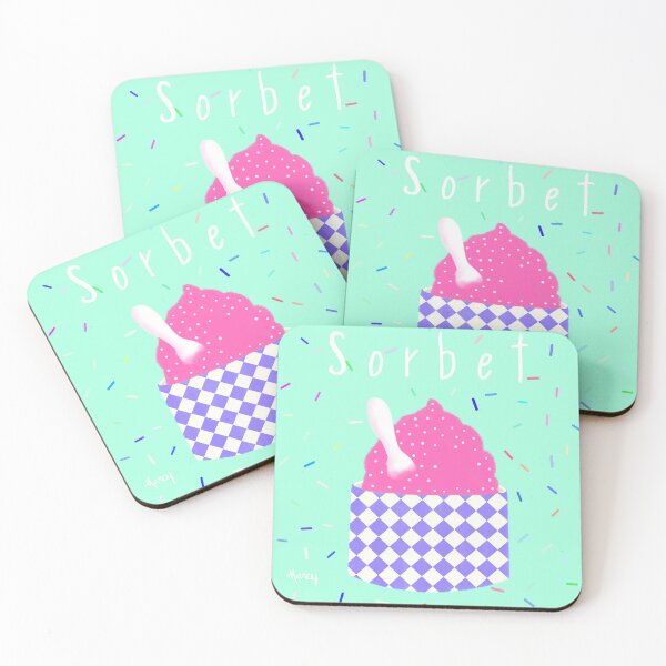 Item preview, Sorbet on Aqua designed and sold by MarcyBrennanArt.