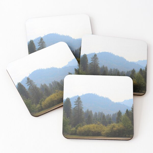 Item preview, Vibrant Foggy Green Hills - California Tahoe designed and sold by Lucidesigns.