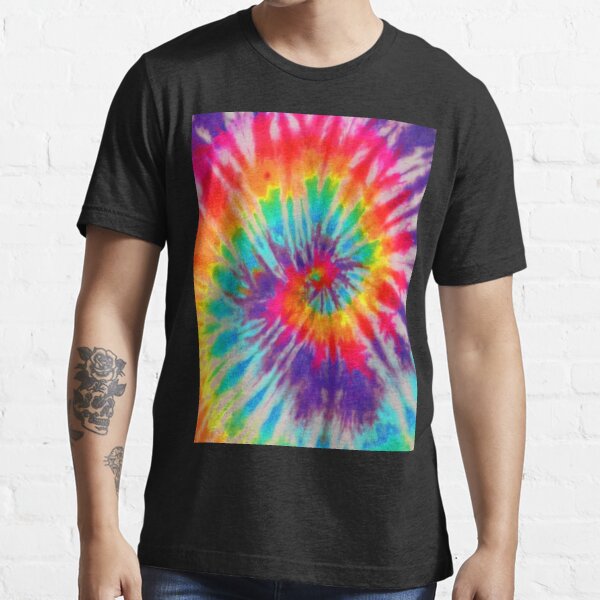 Vibrant Spiral Tie-dye Hippie Hawaiian Shirts