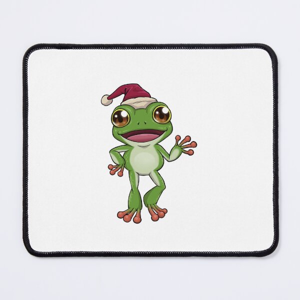 Item preview, Australian Green Tree Frog Santa | Christmas Reptile designed and sold by Jovak.