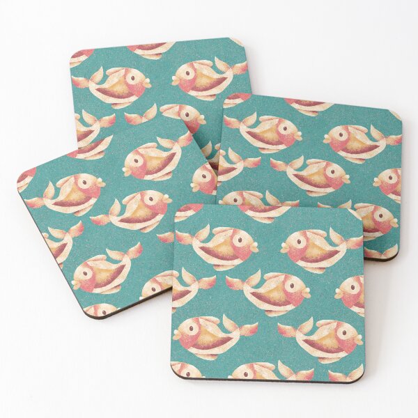 Item preview, School of fish orange  designed and sold by Veata.