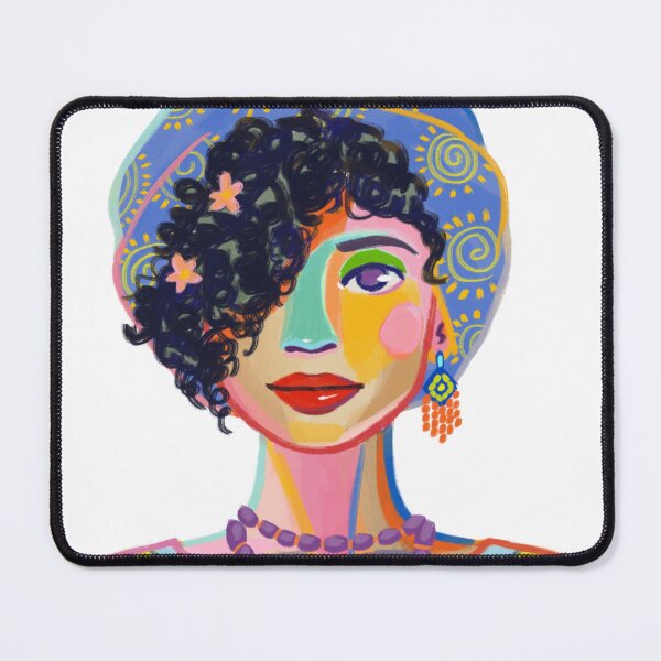 Item preview, Cruly hair woman designed and sold by Iolamoui.