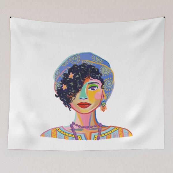 Item preview, Cruly hair woman designed and sold by Iolamoui.