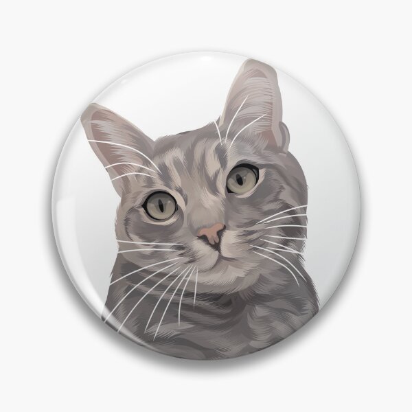 Item preview, Copy of grey cat designed and sold by extraonions.