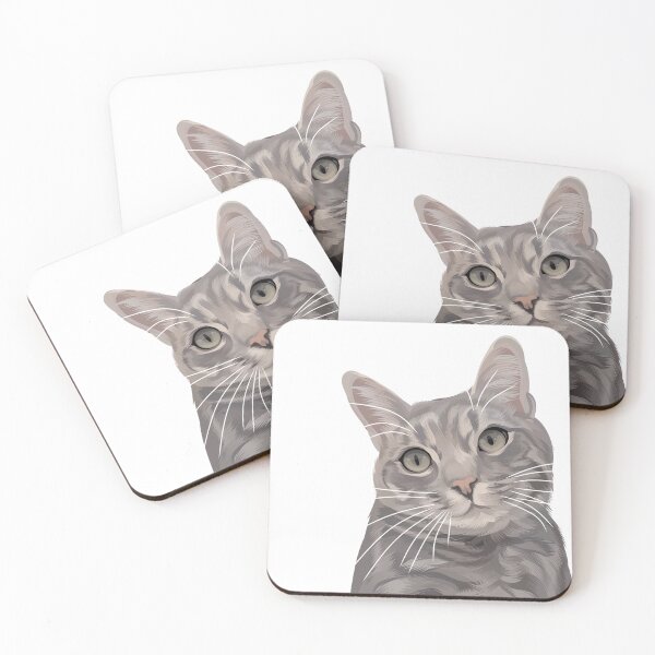 Item preview, Copy of grey cat designed and sold by extraonions.