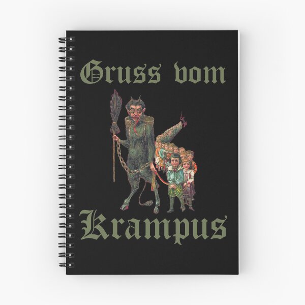 Item preview,  Gruss vom Krampus - Vintage Krampus with Children designed and sold by Georgy09.