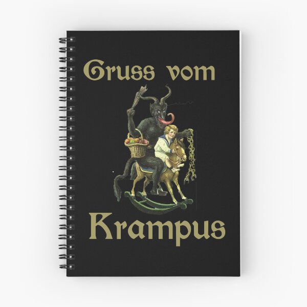 Item preview, Gruss vom Krampus - Vintage Krampus with Child designed and sold by Georgy09.