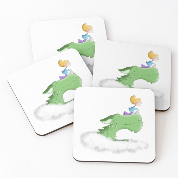 Item preview, Flying through the clouds with my Dragon designed and sold by AnnieSummers.