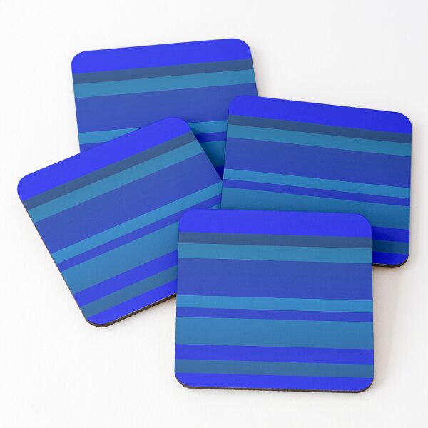 Item preview, Royal blue color palette line pattern | Royal blue color scheme designed and sold by lausn.