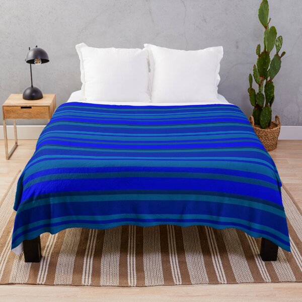 Item preview, Royal blue color palette line pattern | Royal blue color scheme designed and sold by lausn.