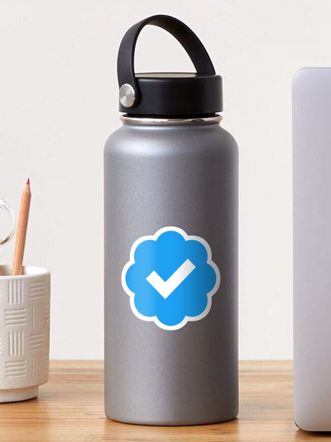 Twitter Verified Check Mark Meme (Elon Musk) 8$ Price Tag - Twitter -  Sticker