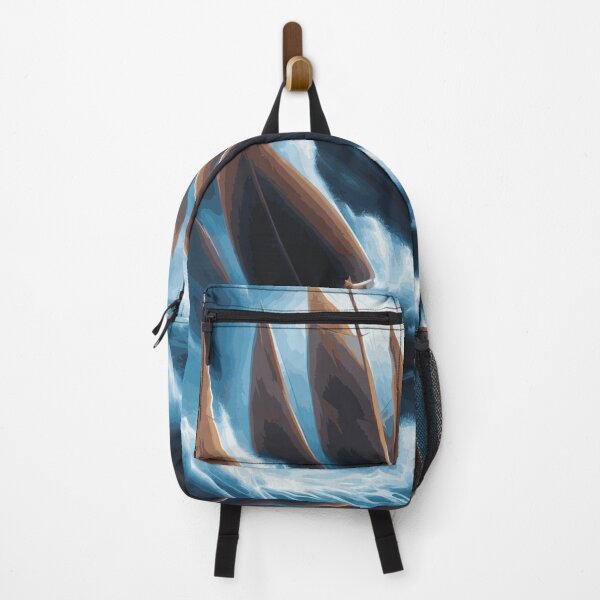 Item preview, Sailboating Abstract Stormy Waves designed and sold by Nonshape.