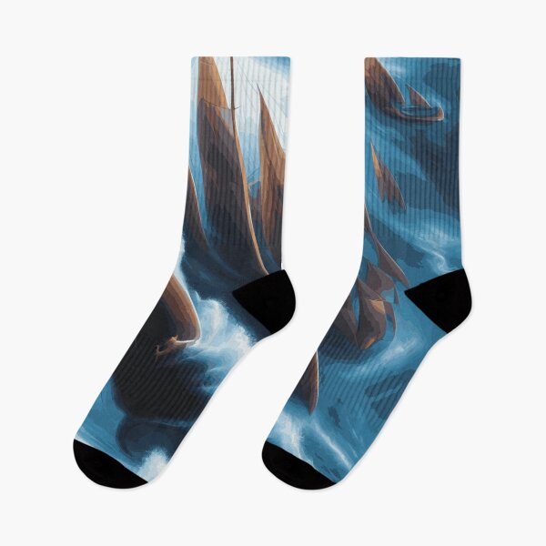 Item preview, Sailboating Abstract Stormy Waves designed and sold by Nonshape.