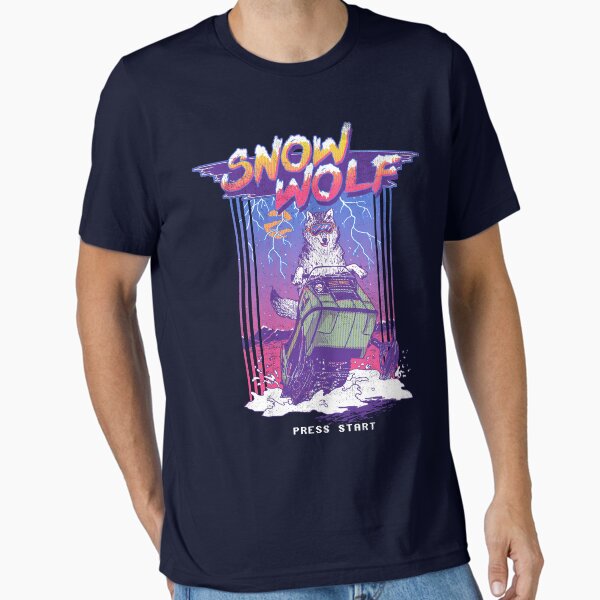 Vista previa del artículo con la obra «Lobo de nieve», diseñado y vendido por wytrab8.