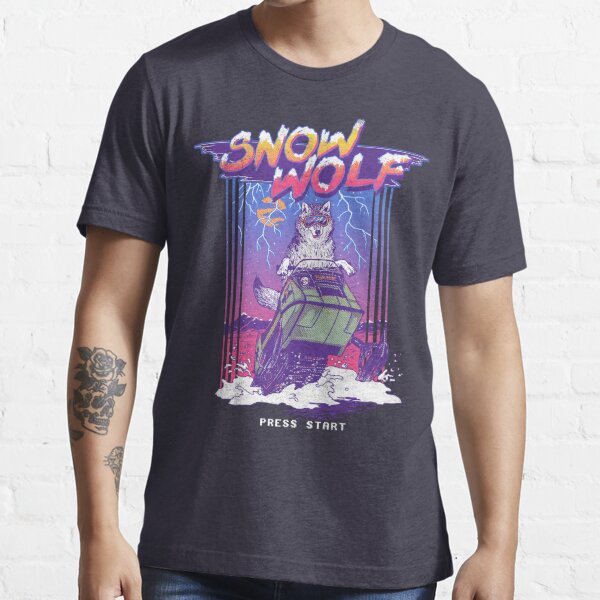 Snow Wolf T Shirt For Sale By Wytrab8 Redbubble Wolf T Shirts Wolves T Shirts 