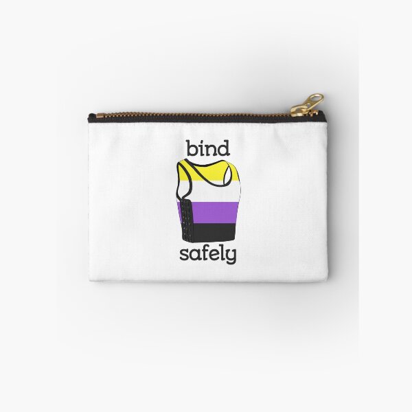 Item preview, Bind Safely (nonbinary flag) designed and sold by mossytoothjar.