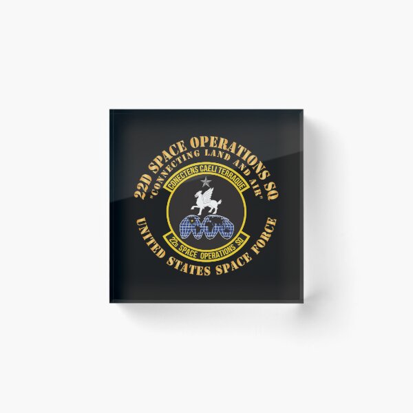 Item preview, USSF - 22d Space Operations Squadron X 300 designed and sold by Military Insignia Products.