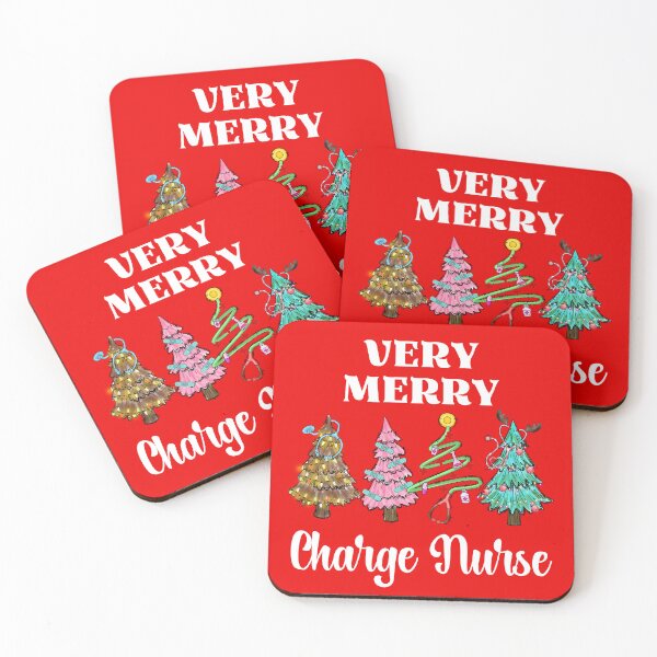 Item preview, Very Merry Charge Nurse, Merry Christmas Charge Nurse, Merry X-mas Charge Nurse designed and sold by desireedickens.