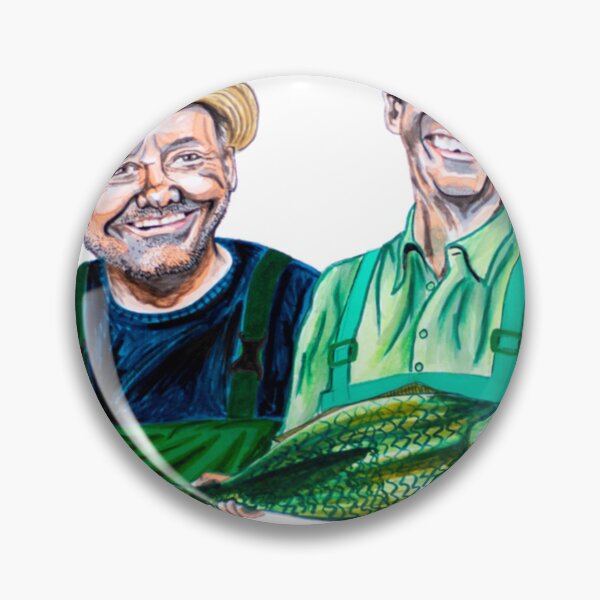 Item preview, Caricatures of Bob Mortimer and Paul Whitehouse - Gone Fishing    designed and sold by TeeService.
