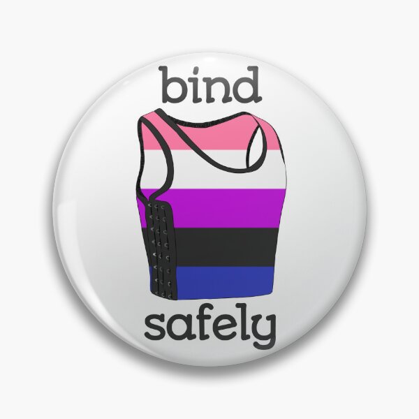 Item preview, Bind Safely (genderfluid flag) designed and sold by mossytoothjar.