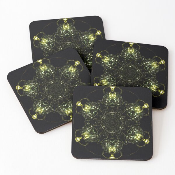 Item preview, 14709 - Black and Yellow Delicate Glass Light Kaleidoscope Design designed and sold by 44scarab.