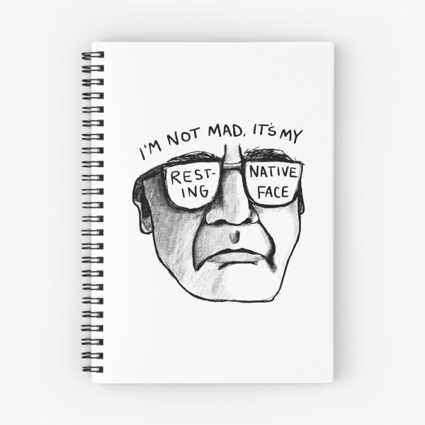 Item preview, Resting Native Face designed and sold by Tansi Maskwa.