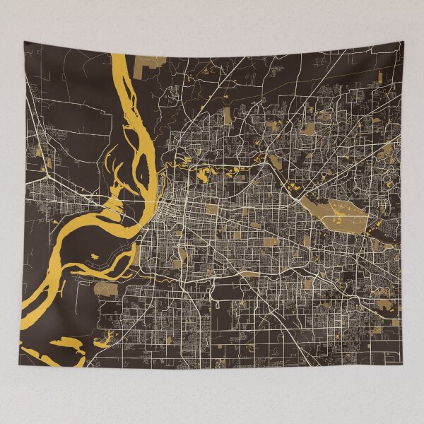 Item preview, Memphis City Map of Tennessee, USA - Pastel designed and sold by deMAP.