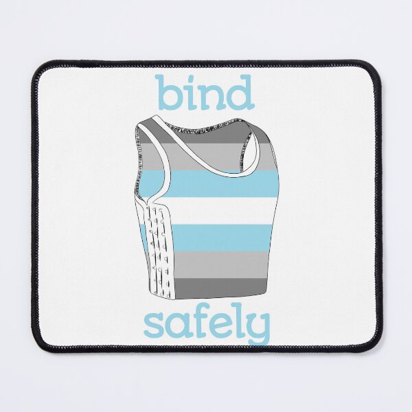 Item preview, Bind Safely (demiboy flag) designed and sold by mossytoothjar.