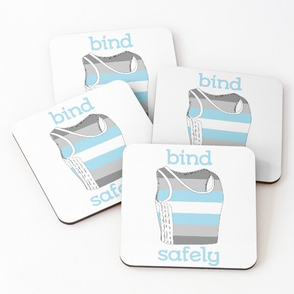 Item preview, Bind Safely (demiboy flag) designed and sold by mossytoothjar.