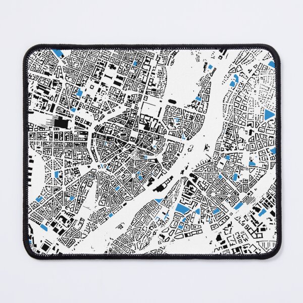 Item preview, Map of Munich, Germany with its schools in color designed and sold by jean-nicolas.