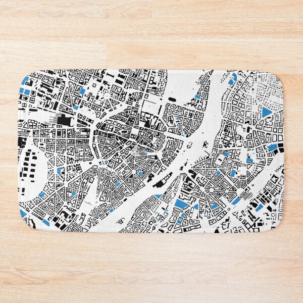 Item preview, Map of Munich, Germany with its schools in color designed and sold by jean-nicolas.