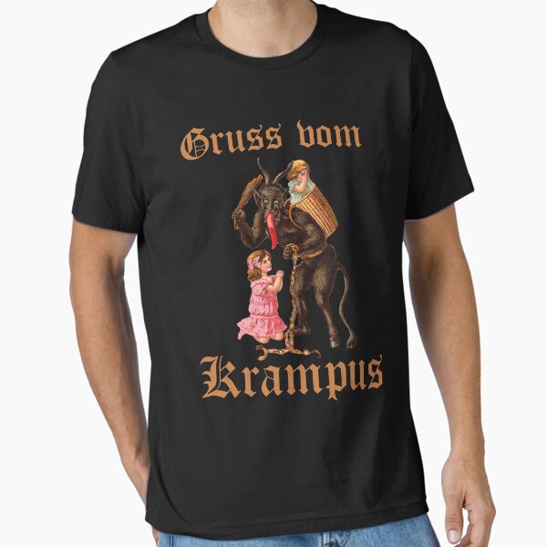 Item preview,  Gruss vom Krampus - Vintage Retro Krampus with Child designed and sold by Georgy09.
