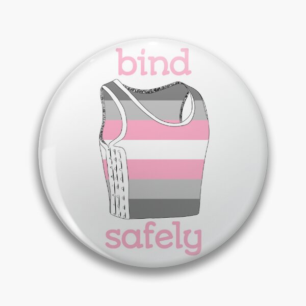 Item preview, Bind Safely (demigirl flag) designed and sold by mossytoothjar.