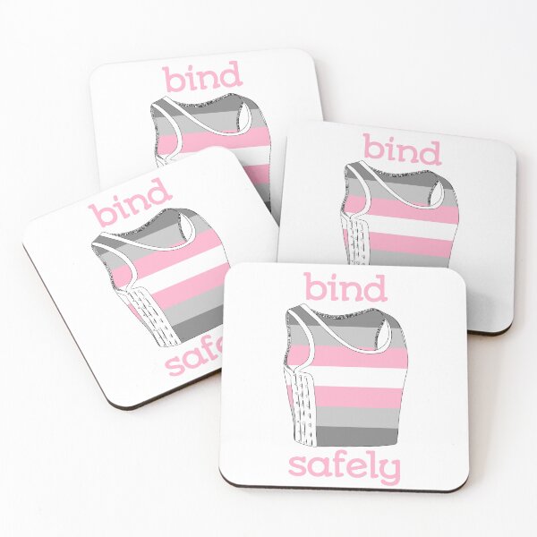 Item preview, Bind Safely (demigirl flag) designed and sold by mossytoothjar.