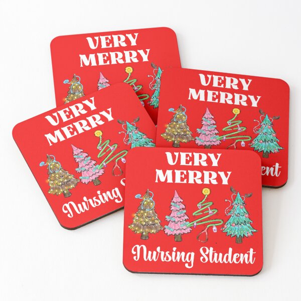 Item preview, Very Merry Nursing Student, Merry Christmas Student Nurse, Merry X-mas Nurse designed and sold by desireedickens.