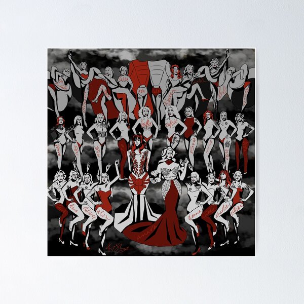 Item preview, Women of Supernatural designed and sold by Kitshay.