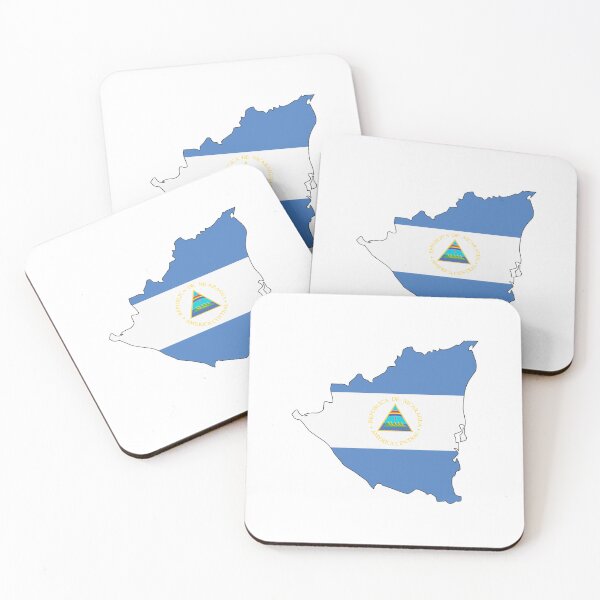 Item preview, Nicaragua Flag Map designed and sold by Deasdw1.