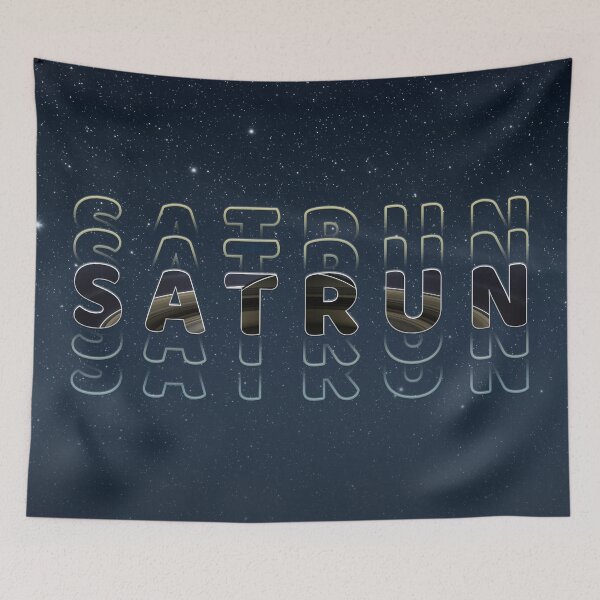 Item preview, Saturn, Mini Solar System: Typography Art Design designed and sold by DaVinciFeather.