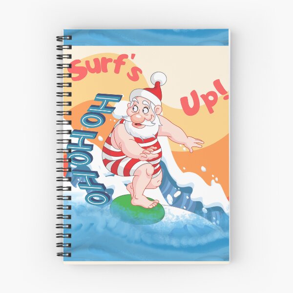 Item preview, Christmas Chronicles - Retro Surf's Up Santa designed and sold by ttsayt1earth.