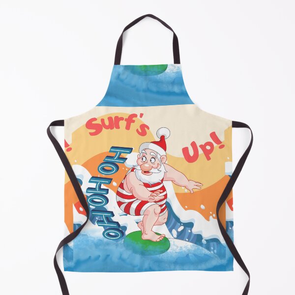 Item preview, Christmas Chronicles - Retro Surf's Up Santa designed and sold by ttsayt1earth.