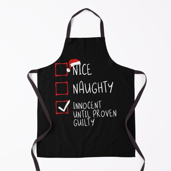 Item preview, Nice Naughty Innocent Until Proven Guilty Christmas List Long Sleeve T-Shirt Copy designed and sold by MaryDImai.