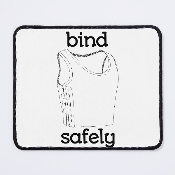 Item preview, Bind Safely (white) designed and sold by mossytoothjar.