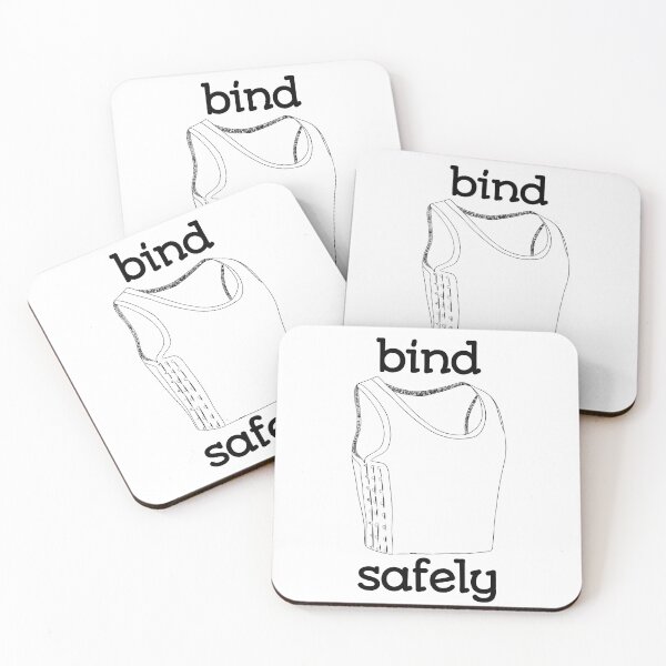 Item preview, Bind Safely (white) designed and sold by mossytoothjar.