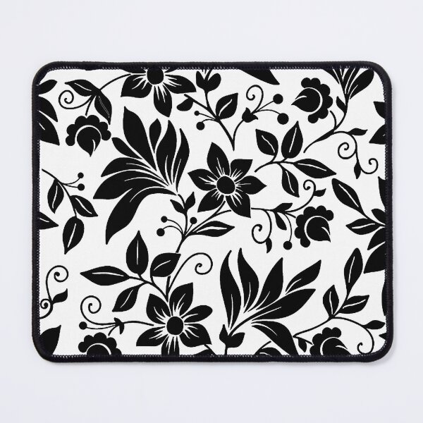 Item preview, Night Garden Flowers (Black) designed and sold by Summer-Winter.